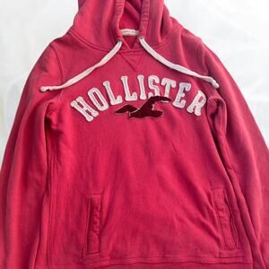 Y2k eagle embroidered hot pink hollister sweater